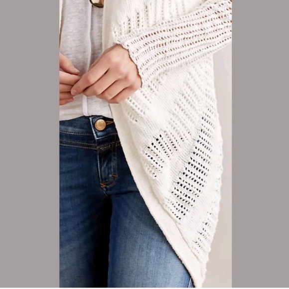 Anthropologie Open Knit Sweater Cardigan - Picture 3 of 3